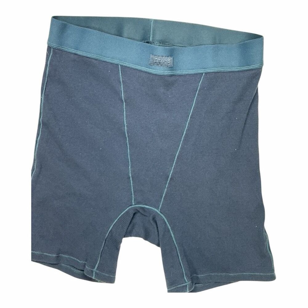 NWOT Skims Women's Size Small Blue Boxer Shorts
